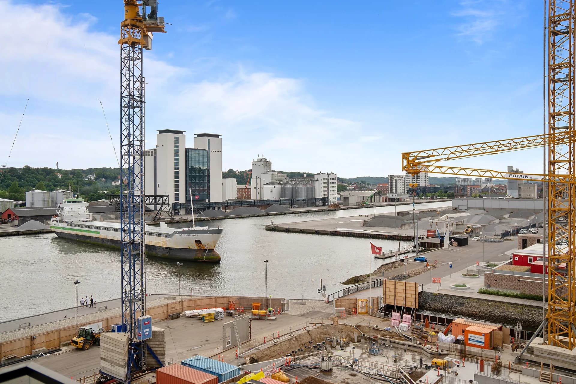 Byggeri og udvikling ved Vejle havn